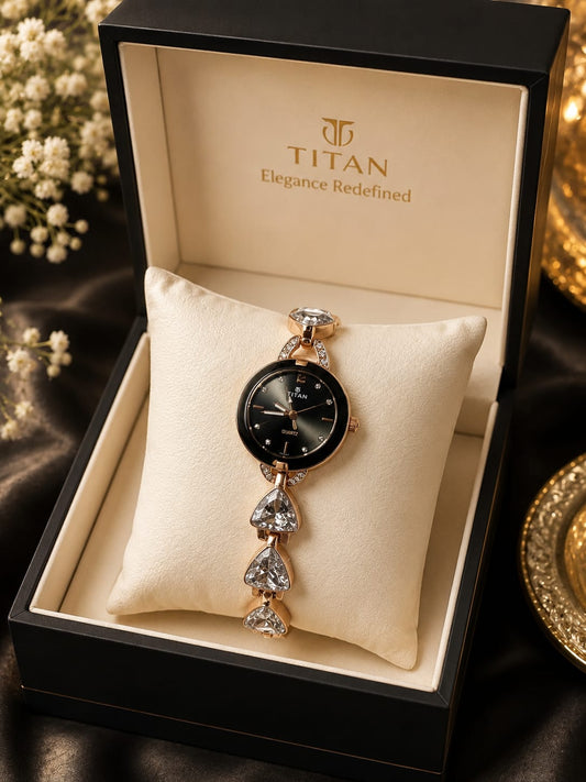 Luxury Waterproof Rose Gold Crystal Women's Watch – Elegant Bracelet Design ✨⌚💎