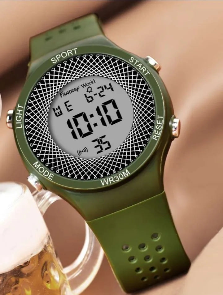 AquaForce NightWatch Pro – Waterproof Digital Watch with Alarm & Night Mode