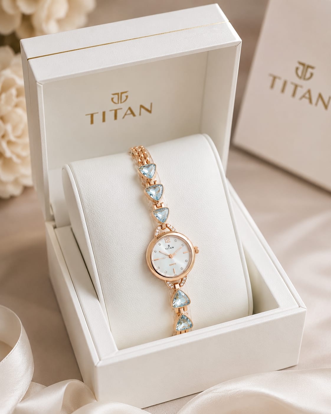 Luxury Waterproof Rose Gold Crystal Women's Watch – Elegant Bracelet Design ✨⌚💎