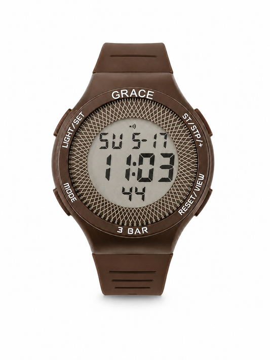 AquaForce NightWatch Pro – Waterproof Digital Watch with Alarm & Night Mode